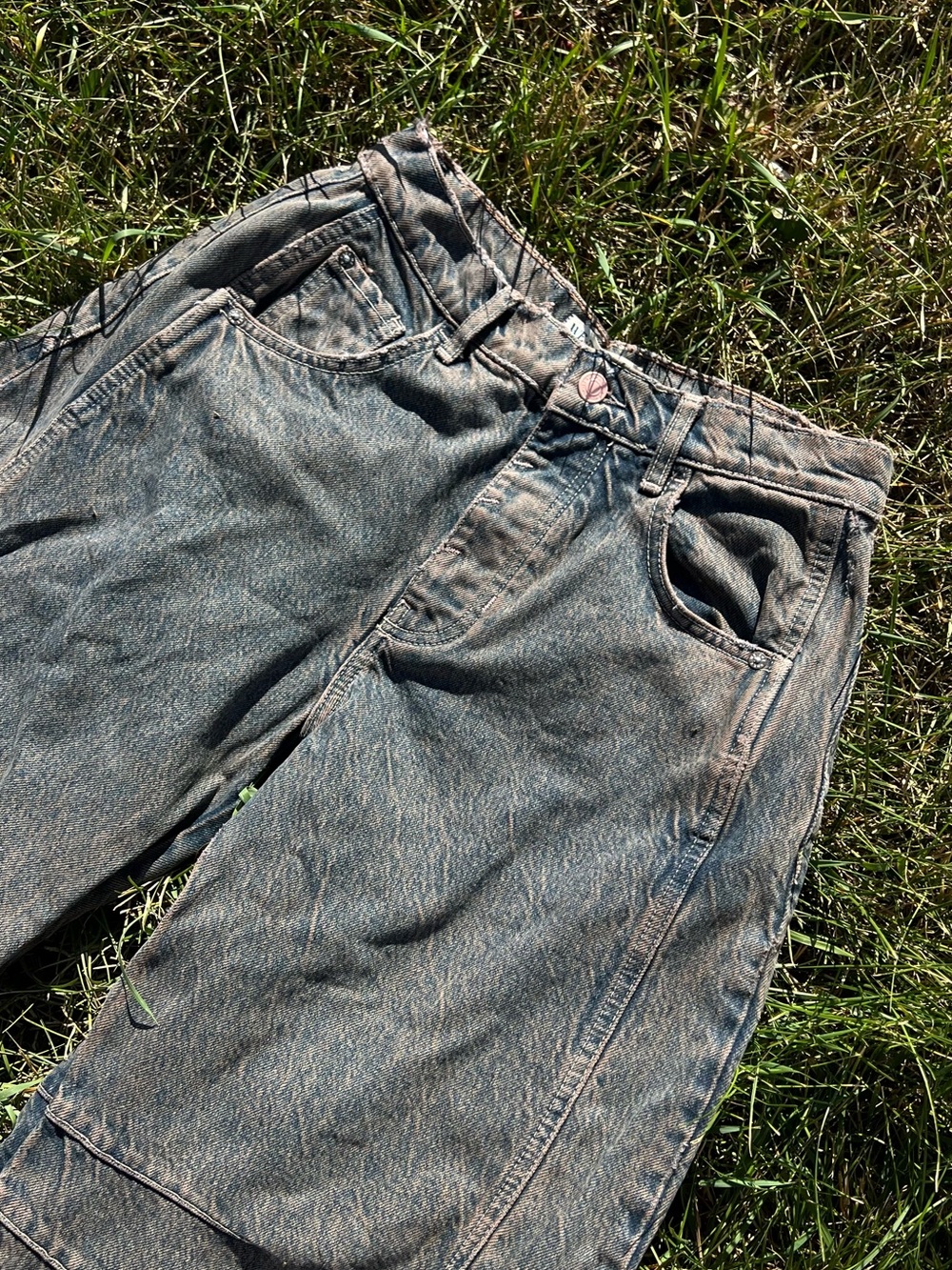 Free People Good Luck Barrel Jeans - Picture 4 of 16